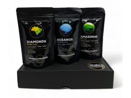 ČERNÝ SET KÁV 3x 75g